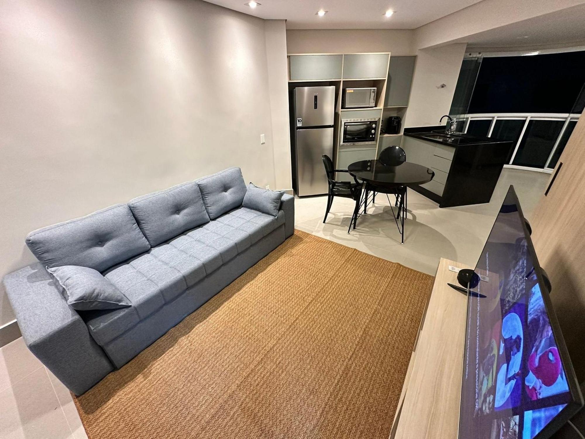 Apartament Residencial Estanconfor Com Vista Mar 2 Ac E Garagem Santos  Zewnętrze zdjęcie