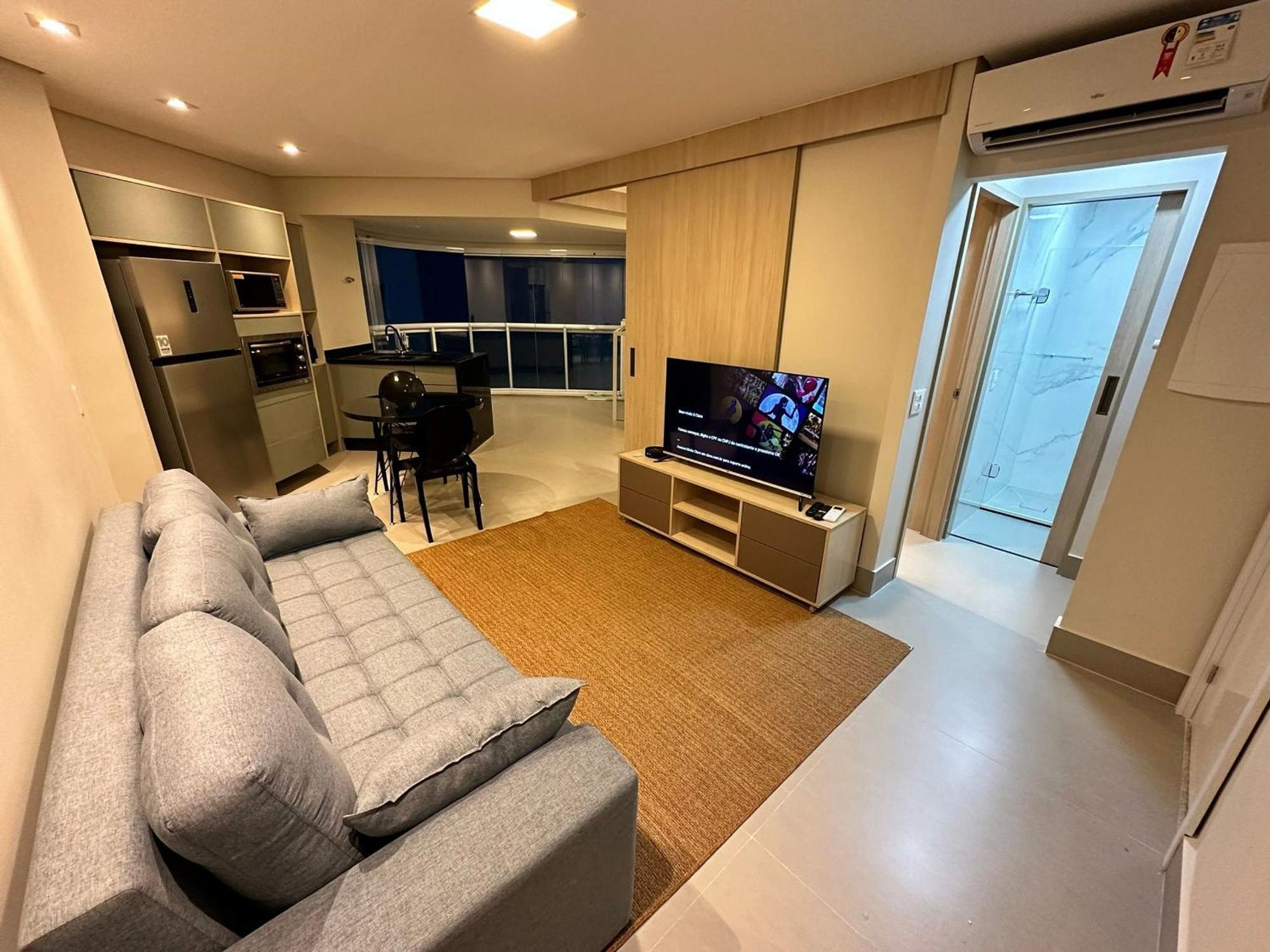 Apartament Residencial Estanconfor Com Vista Mar 2 Ac E Garagem Santos  Zewnętrze zdjęcie