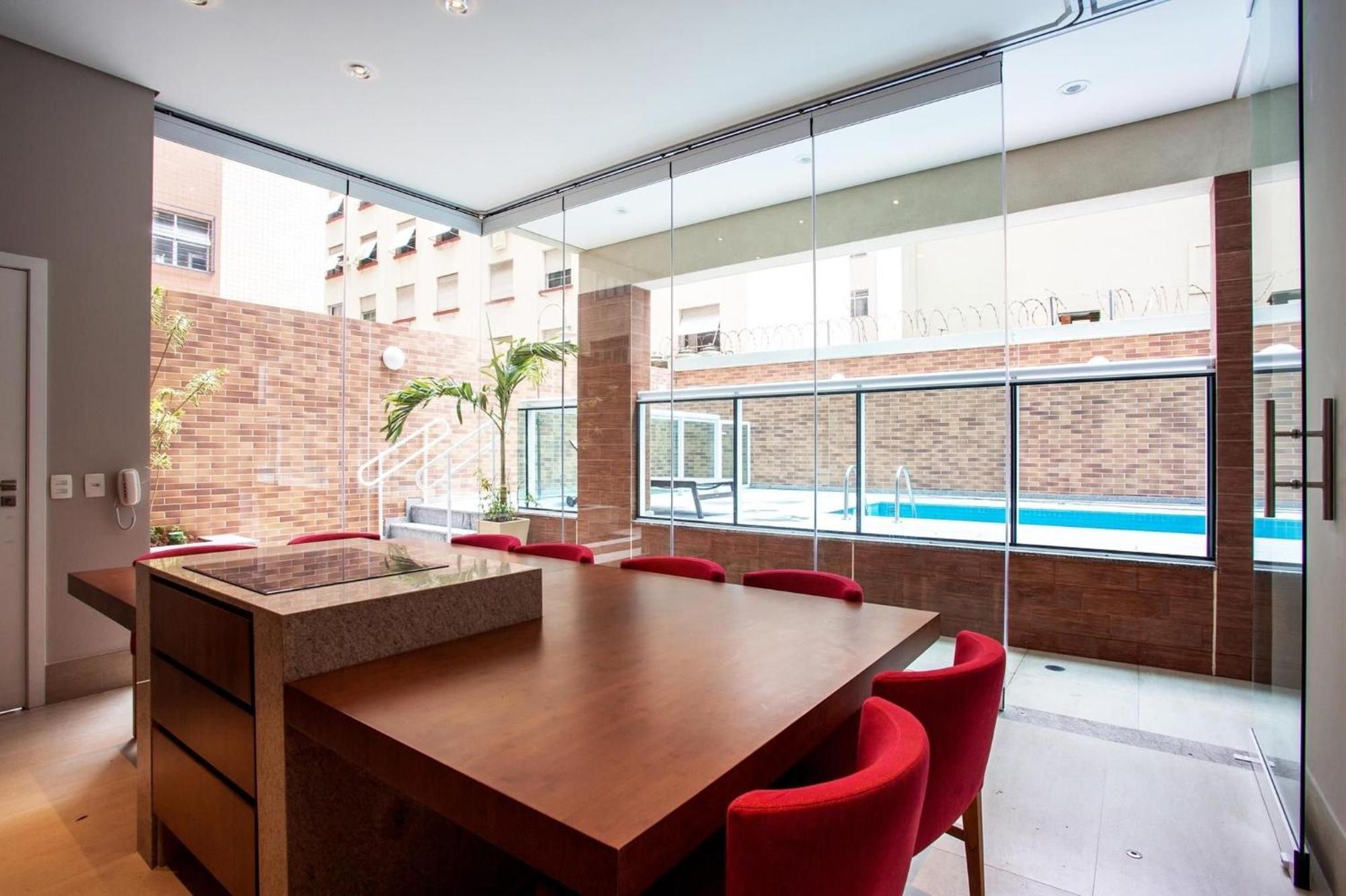 Apartament Residencial Estanconfor Com Vista Mar 2 Ac E Garagem Santos  Zewnętrze zdjęcie