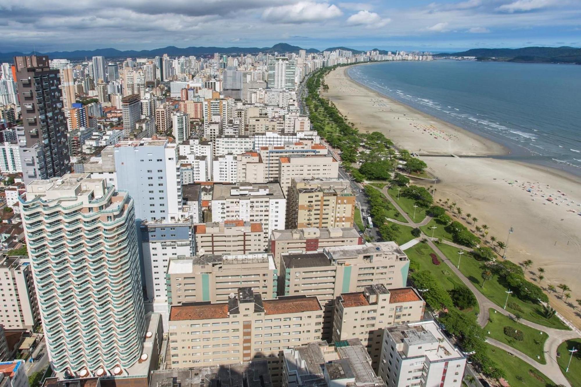 Apartament Residencial Estanconfor Com Vista Mar 2 Ac E Garagem Santos  Zewnętrze zdjęcie