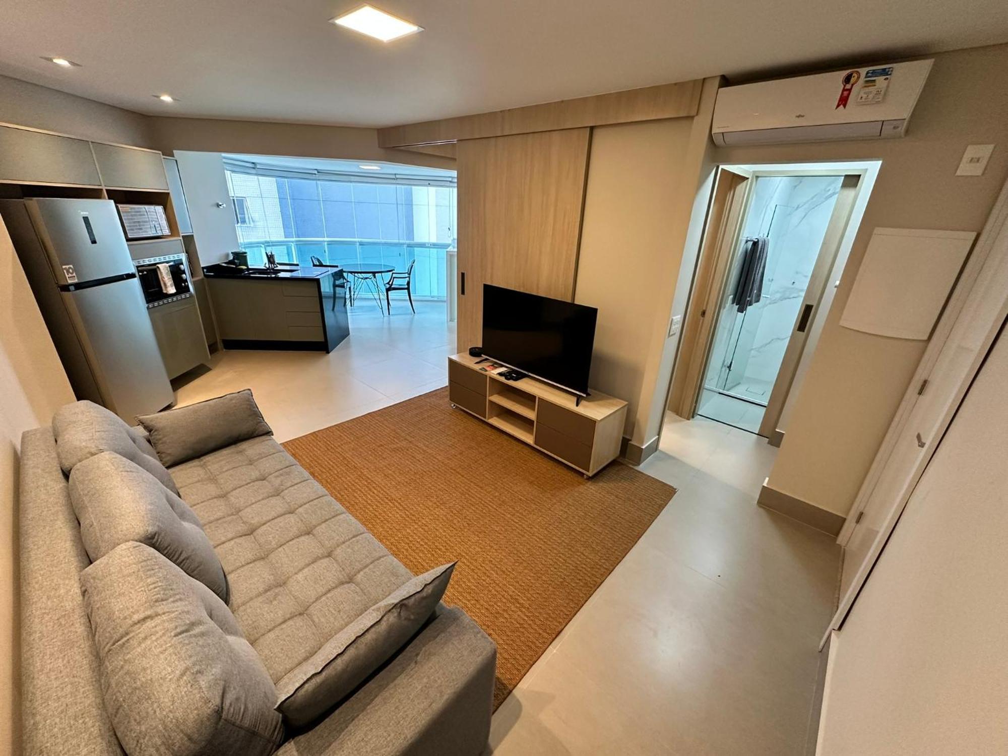 Apartament Residencial Estanconfor Com Vista Mar 2 Ac E Garagem Santos  Zewnętrze zdjęcie